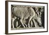 Deer Grazing, Ivory Panel from Arslan Tash, Syria, 8th Century BC-null-Framed Giclee Print