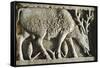 Deer Grazing, Ivory Panel from Arslan Tash, Syria, 8th Century BC-null-Framed Stretched Canvas