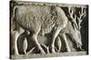 Deer Grazing, Ivory Panel from Arslan Tash, Syria, 8th Century BC-null-Stretched Canvas