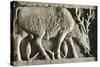 Deer Grazing, Ivory Panel from Arslan Tash, Syria, 8th Century BC-null-Stretched Canvas