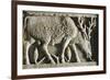 Deer Grazing, Ivory Panel from Arslan Tash, Syria, 8th Century BC-null-Framed Giclee Print