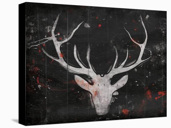 Deer Head-OnRei-Stretched Canvas