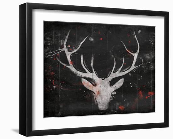 Deer Head-OnRei-Framed Art Print