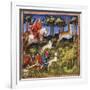 Deer Hunt, 15th Century-null-Framed Premium Giclee Print