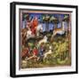 Deer Hunt, 15th Century-null-Framed Giclee Print