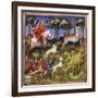 Deer Hunt, 15th Century-null-Framed Giclee Print