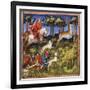 Deer Hunt, 15th Century-null-Framed Giclee Print