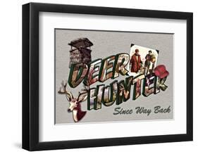 Deer Hunter, Since Way Back-Kate Ward Thacker-Framed Giclee Print