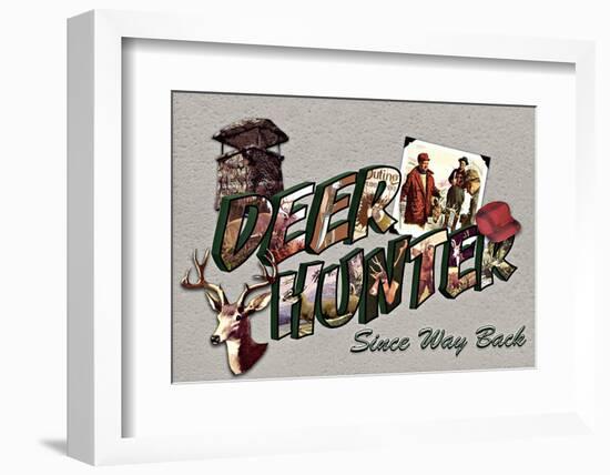 Deer Hunter, Since Way Back-Kate Ward Thacker-Framed Giclee Print