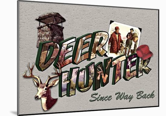 Deer Hunter, Since Way Back-Kate Ward Thacker-Mounted Giclee Print