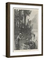 Deer-Hunting in the Forest of the Adirondack Mountains-Richard Caton Woodville II-Framed Giclee Print