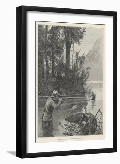Deer-Hunting in the Forest of the Adirondack Mountains-Richard Caton Woodville II-Framed Giclee Print