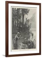 Deer-Hunting in the Forest of the Adirondack Mountains-Richard Caton Woodville II-Framed Giclee Print