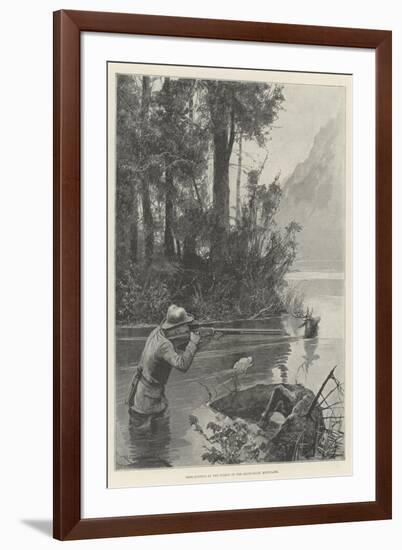 Deer-Hunting in the Forest of the Adirondack Mountains-Richard Caton Woodville II-Framed Giclee Print