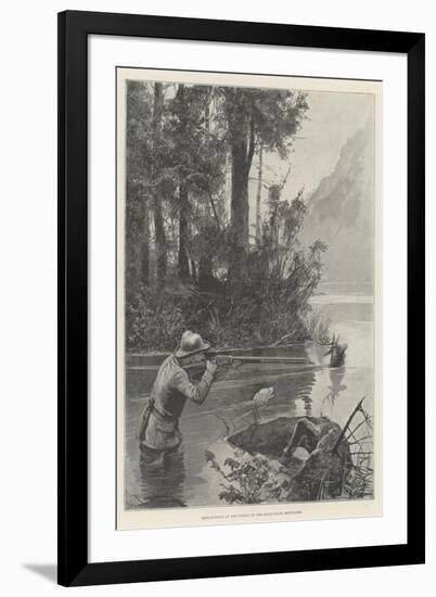 Deer-Hunting in the Forest of the Adirondack Mountains-Richard Caton Woodville II-Framed Giclee Print