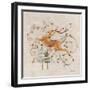 Deer II-Cheri Blum-Framed Art Print