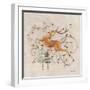 Deer II-Cheri Blum-Framed Art Print