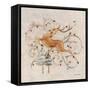 Deer II-Cheri Blum-Framed Stretched Canvas