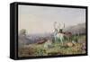 Deer in a Landscape-George Barret the Younger-Framed Stretched Canvas