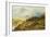 Deer in Highland Landscape by Charles Stuart-Charles Stuart-Framed Giclee Print