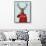 Deer in Ski Sweater-Fab Funky-Framed Stretched Canvas displayed on a wall