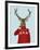 Deer in Ski Sweater-Fab Funky-Framed Art Print