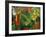 Deer in the Convent Garden-Franz Marc-Framed Giclee Print