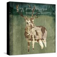 Deer In The Field-OnRei-Stretched Canvas