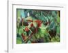 Deer in the Flower Garden-Franz Marc-Framed Giclee Print