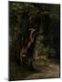 Deer in the Forest, 1868-Gustave Courbet-Mounted Giclee Print