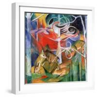 'Deer in the Forest I', 1911. Artist: Marc Franz-Marc Franz-Framed Giclee Print