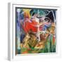 'Deer in the Forest I', 1911. Artist: Marc Franz-Marc Franz-Framed Giclee Print