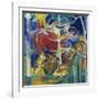 Deer in the Forest I, 1913-Franz Marc-Framed Giclee Print