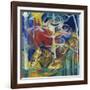 Deer in the Forest I, 1913-Franz Marc-Framed Giclee Print