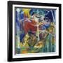 Deer in the Forest I, 1913-Franz Marc-Framed Giclee Print