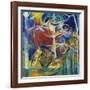 Deer in the Forest I, 1913-Franz Marc-Framed Giclee Print