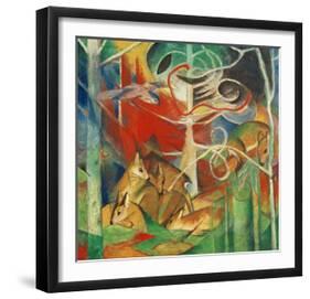 Deer in the Forest I-Franz Marc-Framed Giclee Print