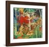 Deer in the Forest I-Franz Marc-Framed Giclee Print