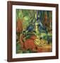 Deer in the forest II 1914-Franz Marc-Framed Giclee Print