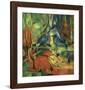 Deer in the forest II 1914-Franz Marc-Framed Giclee Print