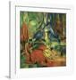 Deer in the forest II 1914-Franz Marc-Framed Giclee Print