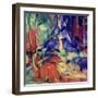 Deer in the Forest II, 1914-Franz Marc-Framed Giclee Print