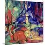 Deer in the Forest II, 1914-Franz Marc-Mounted Giclee Print