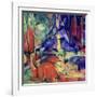 Deer in the Forest II, 1914-Franz Marc-Framed Giclee Print