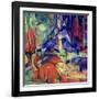 Deer in the Forest II, 1914-Franz Marc-Framed Giclee Print