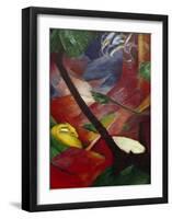 Deer in the Forest II-Franz Marc-Framed Giclee Print