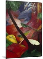 Deer in the Forest II-Franz Marc-Mounted Giclee Print