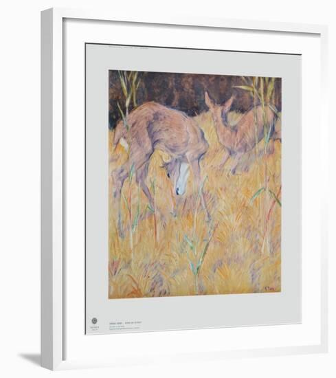 Deer in the Reed-Franz Marc-Framed Collectable Print