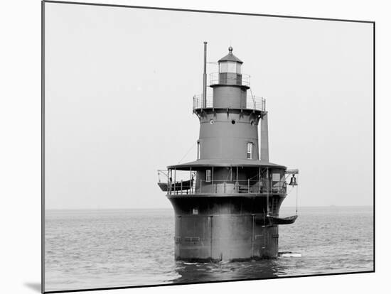 Deer Island Light, Boston, Mass.-null-Mounted Photo