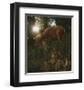 Deer Light-Steve Hunziker-Framed Art Print